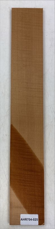 Fretboard Maple flamed, Caramel, 723x110x10mm Unique Piece #025